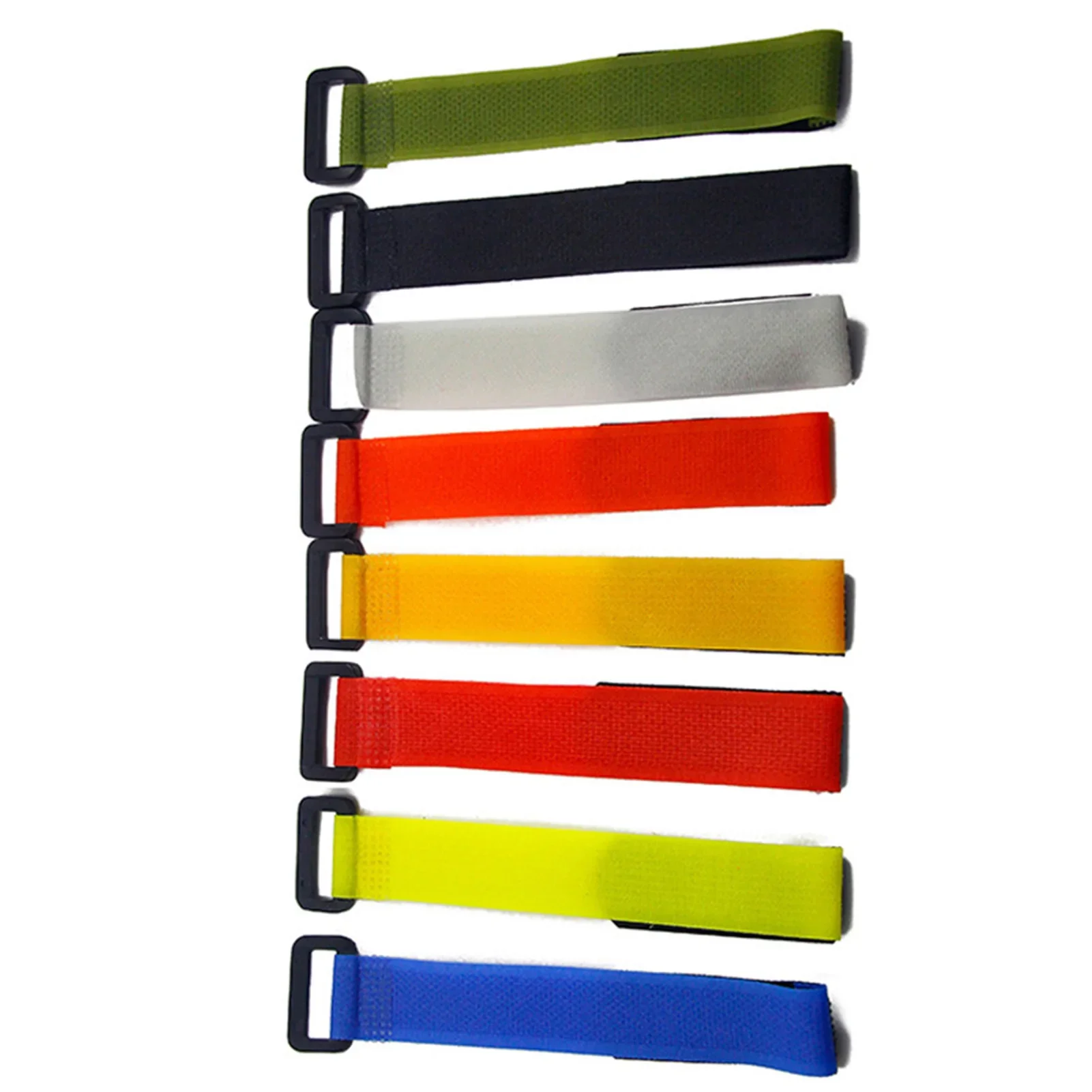 Angelrutenbänder 10 Stück, verstellbare Klettverschlüsse aus Nylon und Polyester für die Aufbewahrung von Angelzubehör im Freien, tragbarer Organizer für Angelruten. – Detail 5