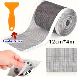12cm*4m Cutable Shower Drain Hair Catcher,Disposable Shower Drain Sticker,Drain Hair Catcher, Easy To Stick,Suitable for Home