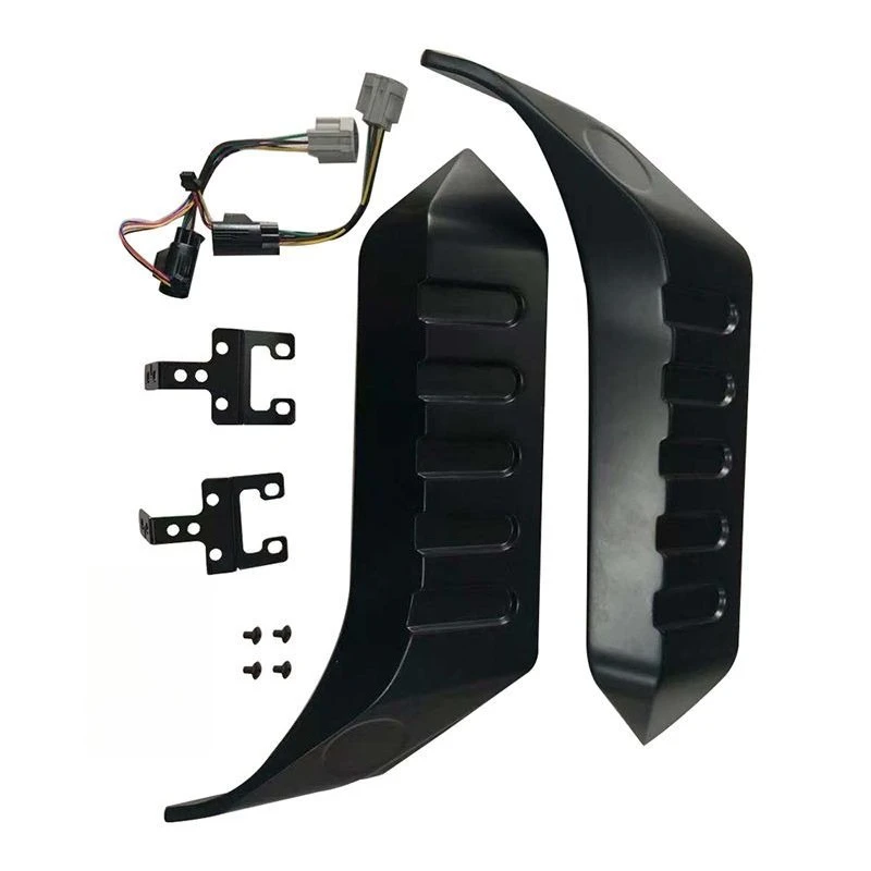 Roof segmented rear wing with led light, suitable for JK2011-2017, J386