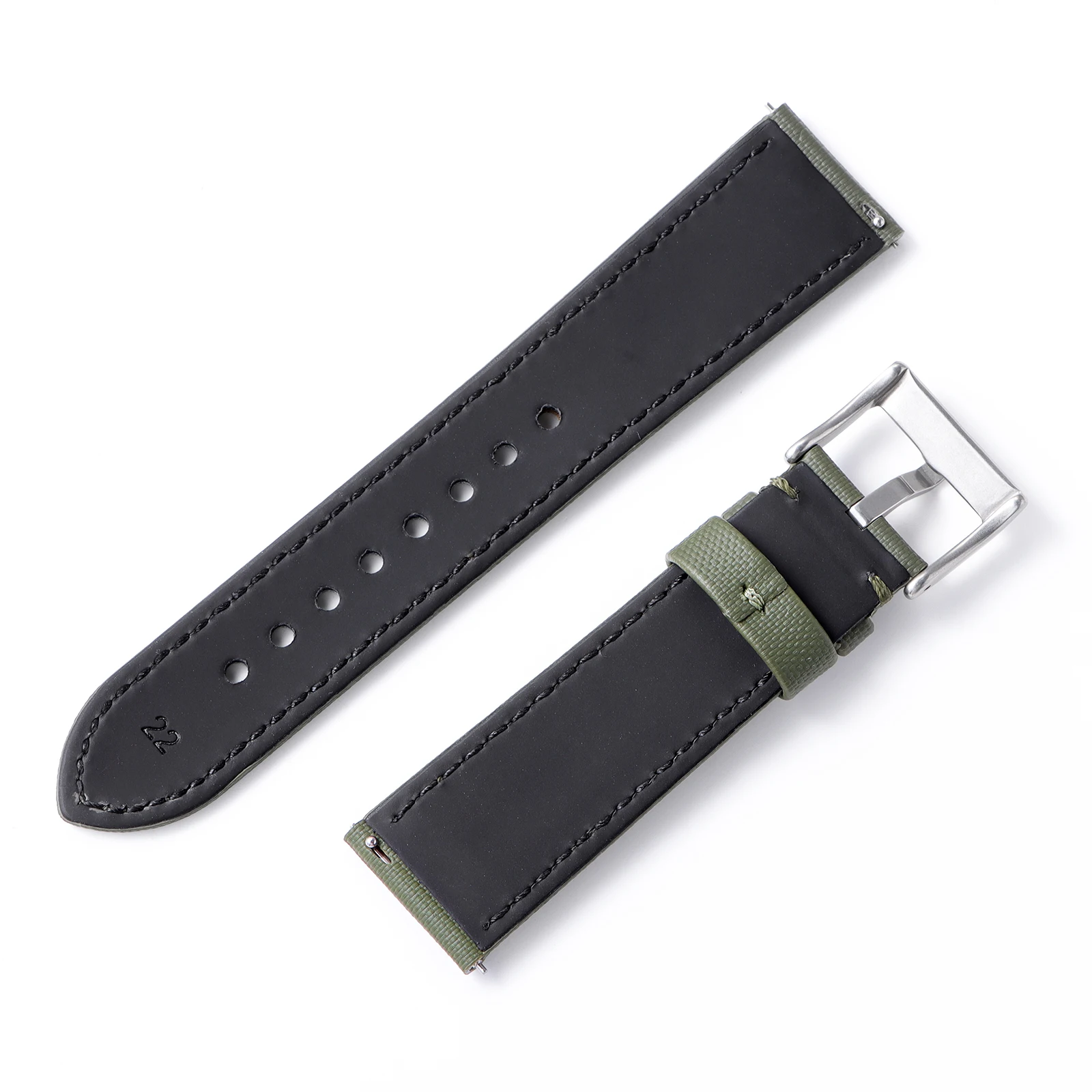 18mm20mm22mm ل كاسيو ل Seiko حزام ساعة اليد Sailcloth حزام الساعات تنفس معصمه العالمي سوار الرجال النساء الإفراج السريع