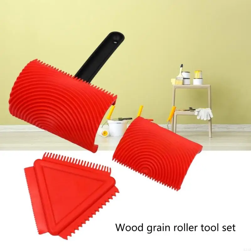 Painting Roller With Grains Finish And Comfortable Grip Handle For Extended Use