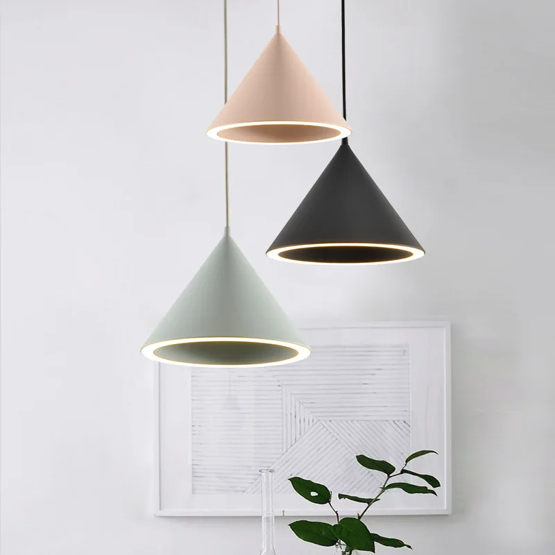 Modern Pendant Lights Nordic Industrial Lamp Led Pendant Lamp Vintage Light Bedroom Living Room Kitchen Island Dining Room Light