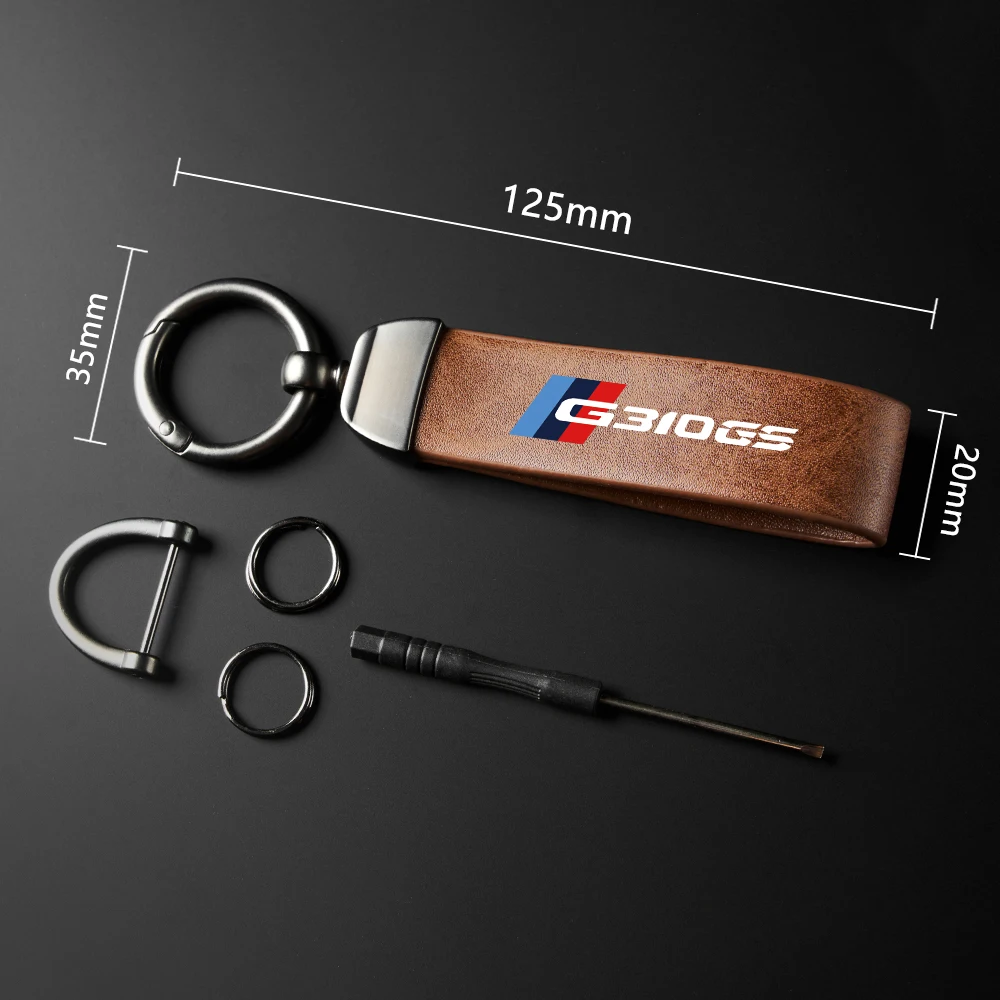 พวงกุญแจหนังสำหรับ BMW G310GS G310 GS g 310GS 2015-2022อุปกรณ์เสริม G310GS