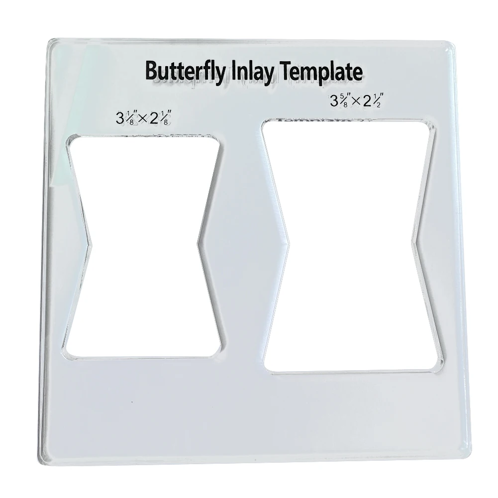 라우터 슬롯팅 보조 도구 6x6 인치 슬롯 커팅 우드 보우 타이 전문가용 장식 및 목공용 라우터 템플릿