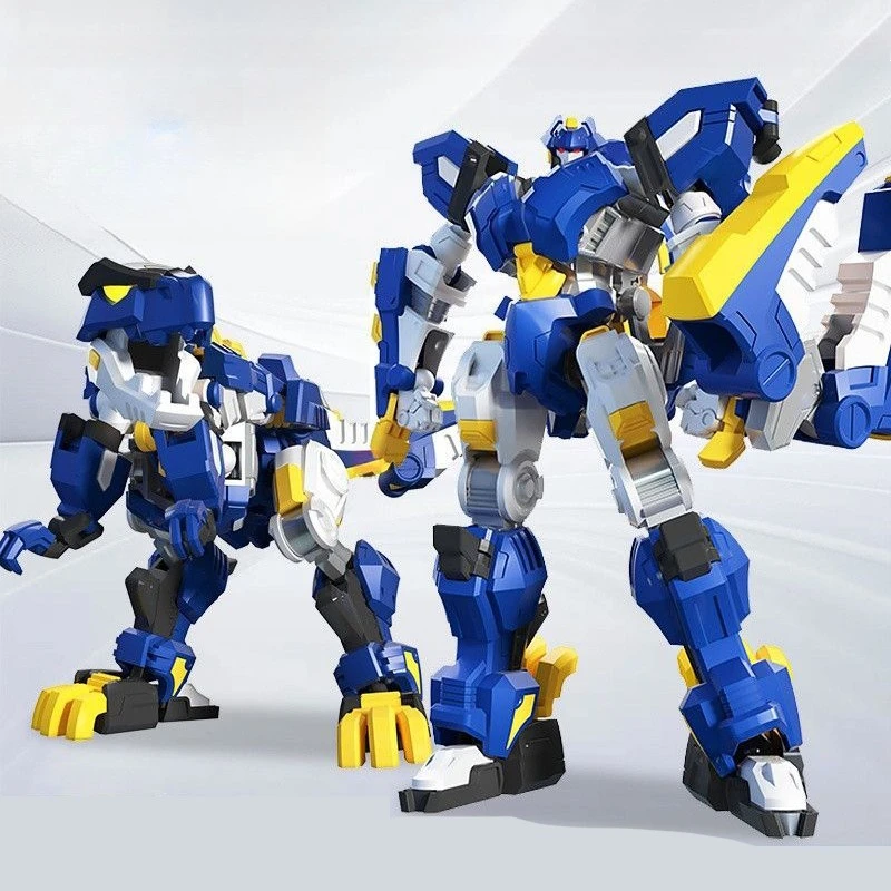 

New Deformation Robot DIY Tyrannosaurus Mecha Plastic Model Toys Computer Desk Ornament Children's Toys for Boys Birthday Gifts