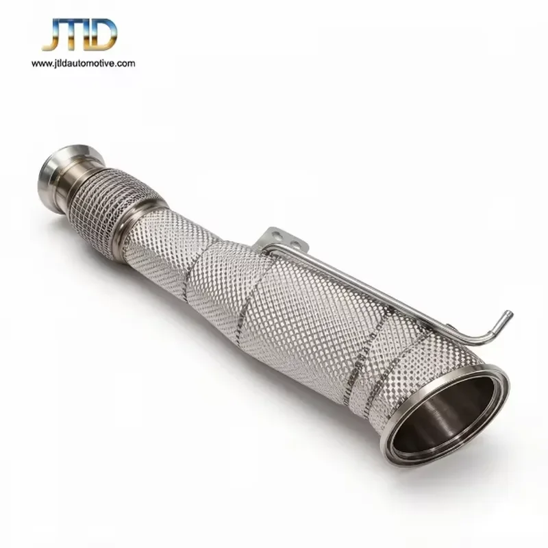 Direct From Manufacturer Exhaust Downpipe With Heat Shield for BMW G20 M340i B58 Euro 6 Selected Materials Front Exhaust Pipe