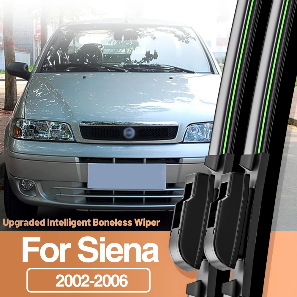 

2pcs For Fiat Siena 2002-2006 Front Windshield Wiper Blades Windscreen Window Accessories 2003 2004 2005