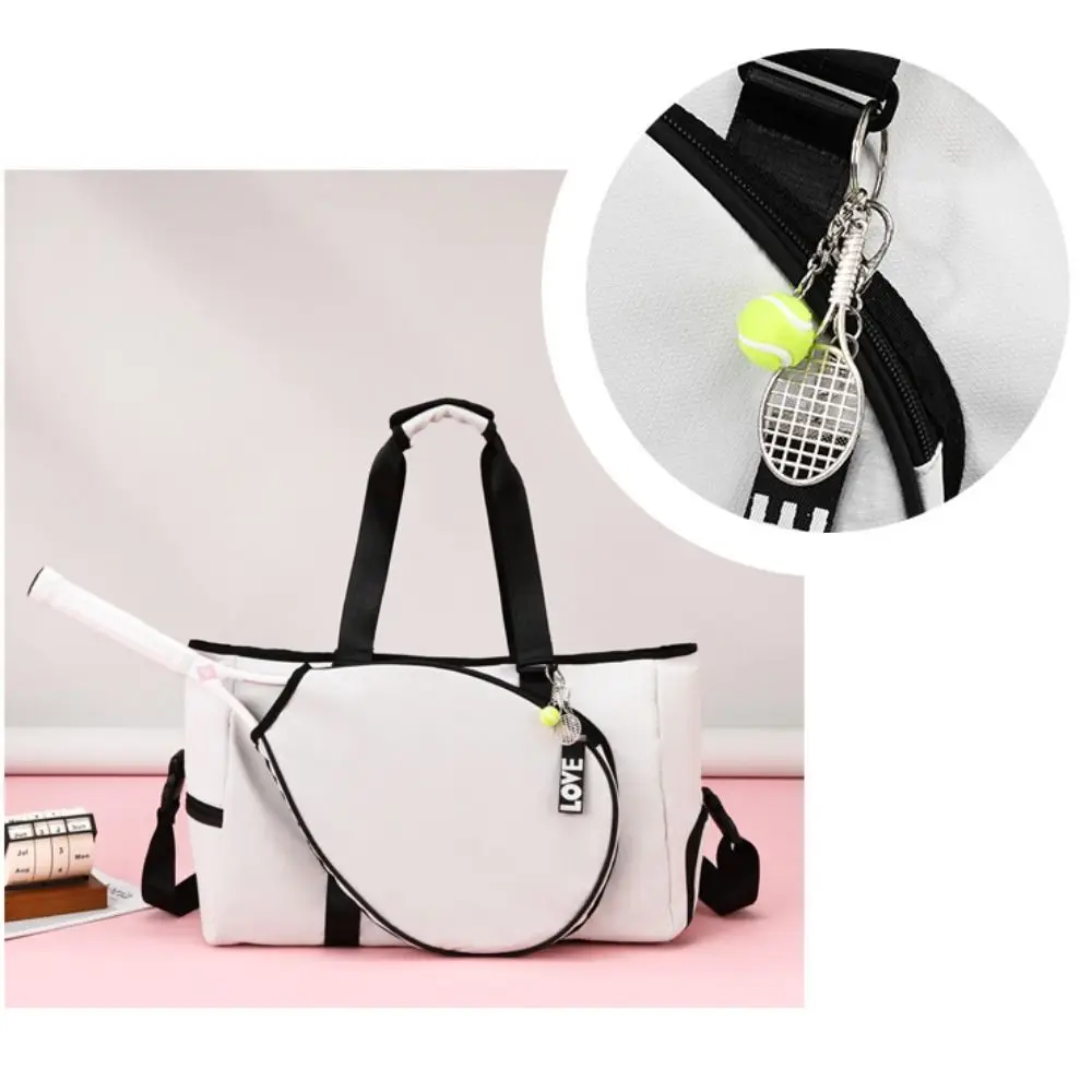 Portable Large Capacity Tennis Handbag Multifunctional Waterproof Fitness Shoulder Bag Durable Badminton Rackets Bag