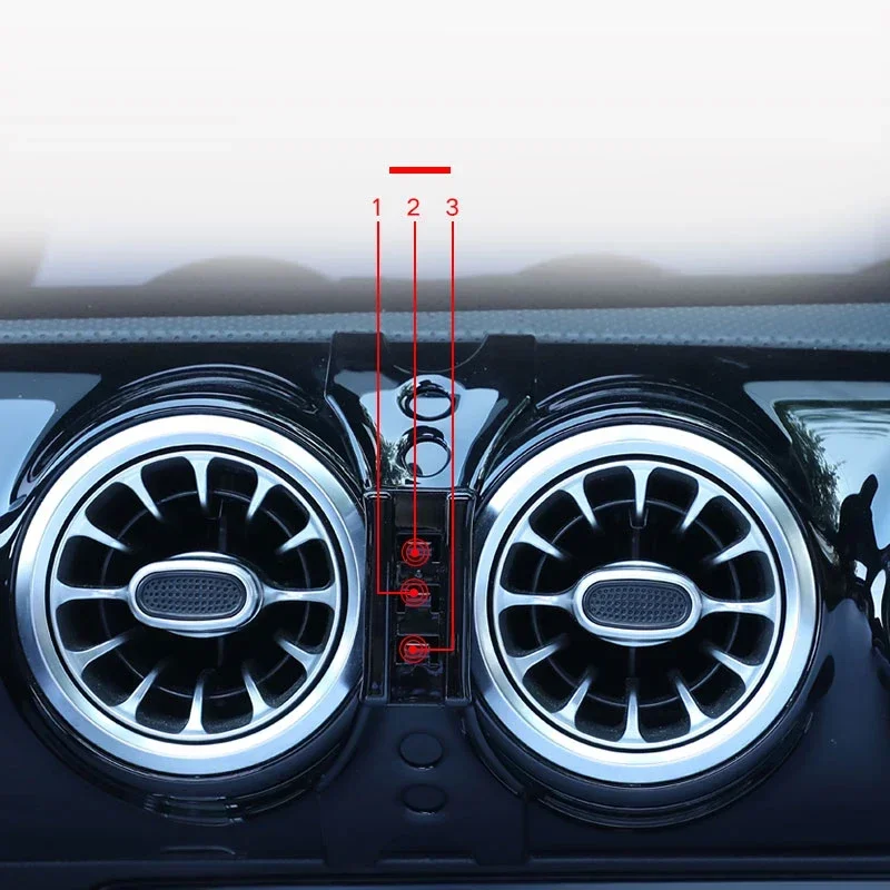 لمرسيدس C glc15-21 E CLS16-21 A CLA19-21 B GLA 20 + GLA 15-19 GLB GLE 20 + فتحة تهوية السيارة حامل هاتف المحمول حامل 1 قطعة #2