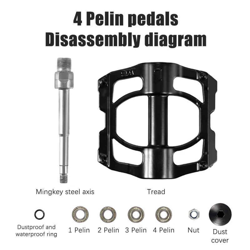 Mingkey Aluminum Alloy Bicycle Pedals: Real-World Performance for Mountain and Road Riders