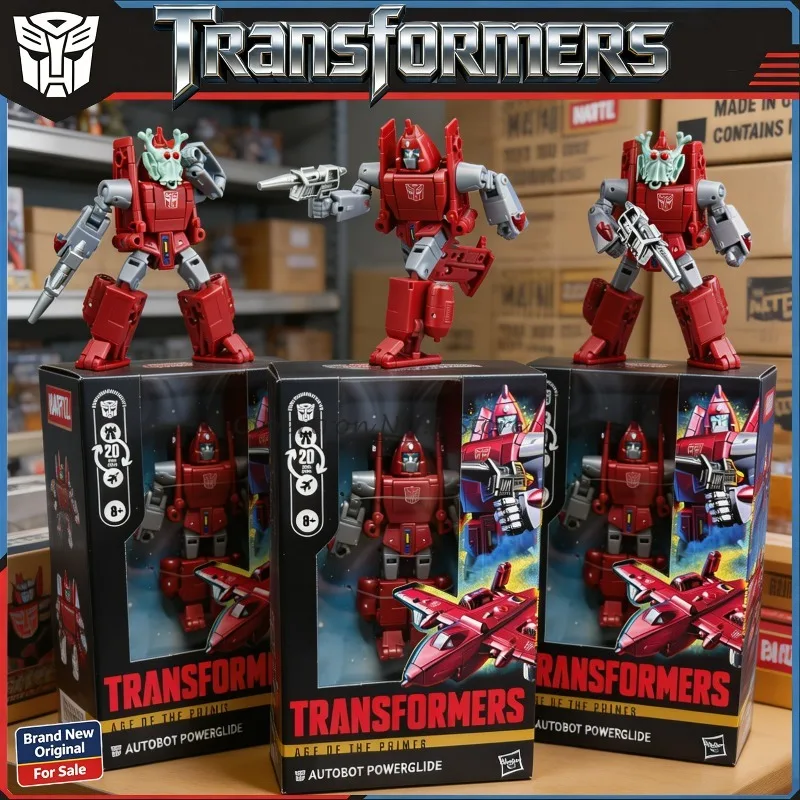 

In Stock Transformer Toys Deformation Robots Prime Series Powerglide‌ Collectible Action Figures for Kids and Adults Model Gifts