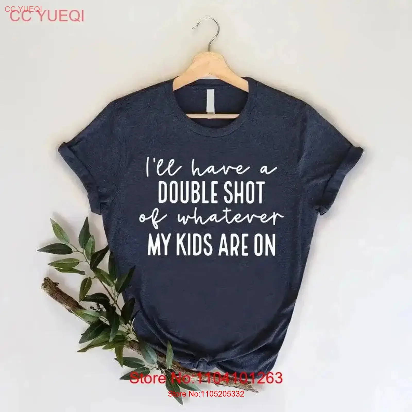 I Have A Double Shot Of Whatever My Kids Are On T Shirt Mom Life Mother Saying Quote Sarcastic vintage Washed graphic Stylish