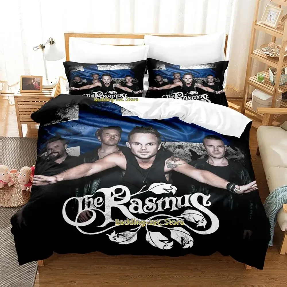 Popular The Rasmus Bedding Set Single Twin Full Queen King Size Bed Set Adult Kid Bedroom Duvetcover Sets Anime Bed Sheet Set