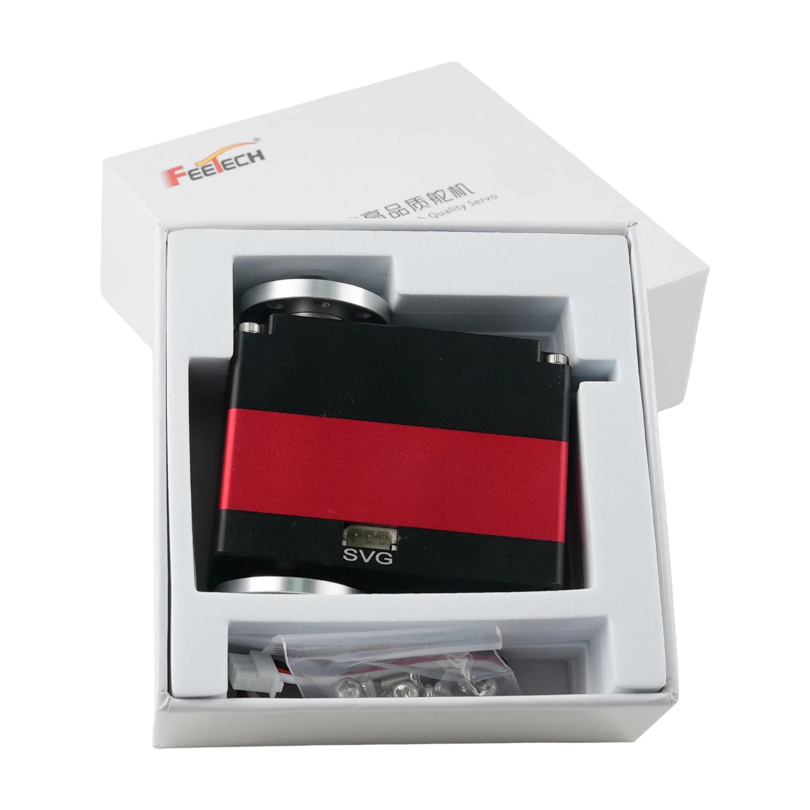 Feetech 8.4V 105KG ST-3095 Full Metal Double Shaft TTL Servo 360° Real-time Feedback Smart Protection For Robot Industry Project