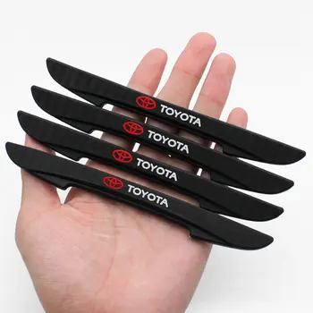 4 ks samolepek na ochranu hran dveří automobilu, protisrážkové ochranné pásky pro Toyota Vitz Corolla 86 RAV4 Aygo 30 Hilux, autopříslušenství 10 nejlepší prodej Příslušenství k Toyotě RAV4 - №2