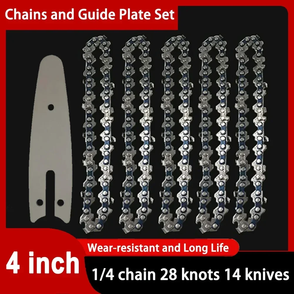 

Chainsaw Chain 4 Inches Chain Rechargeable Saw Mini Electric Chainsaw Cordless Saw Carpentry Gardening Tools Electric Wood Saw