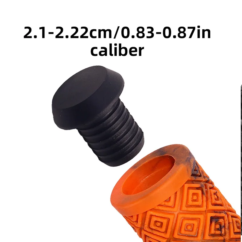 160MM 자전거 핸들 그립 고무 편안한 스쿠터 자전거 핸들 그립 부드러운 고무 MTB 커프스 다채로운 바 엔드 플러그 MTB 그립