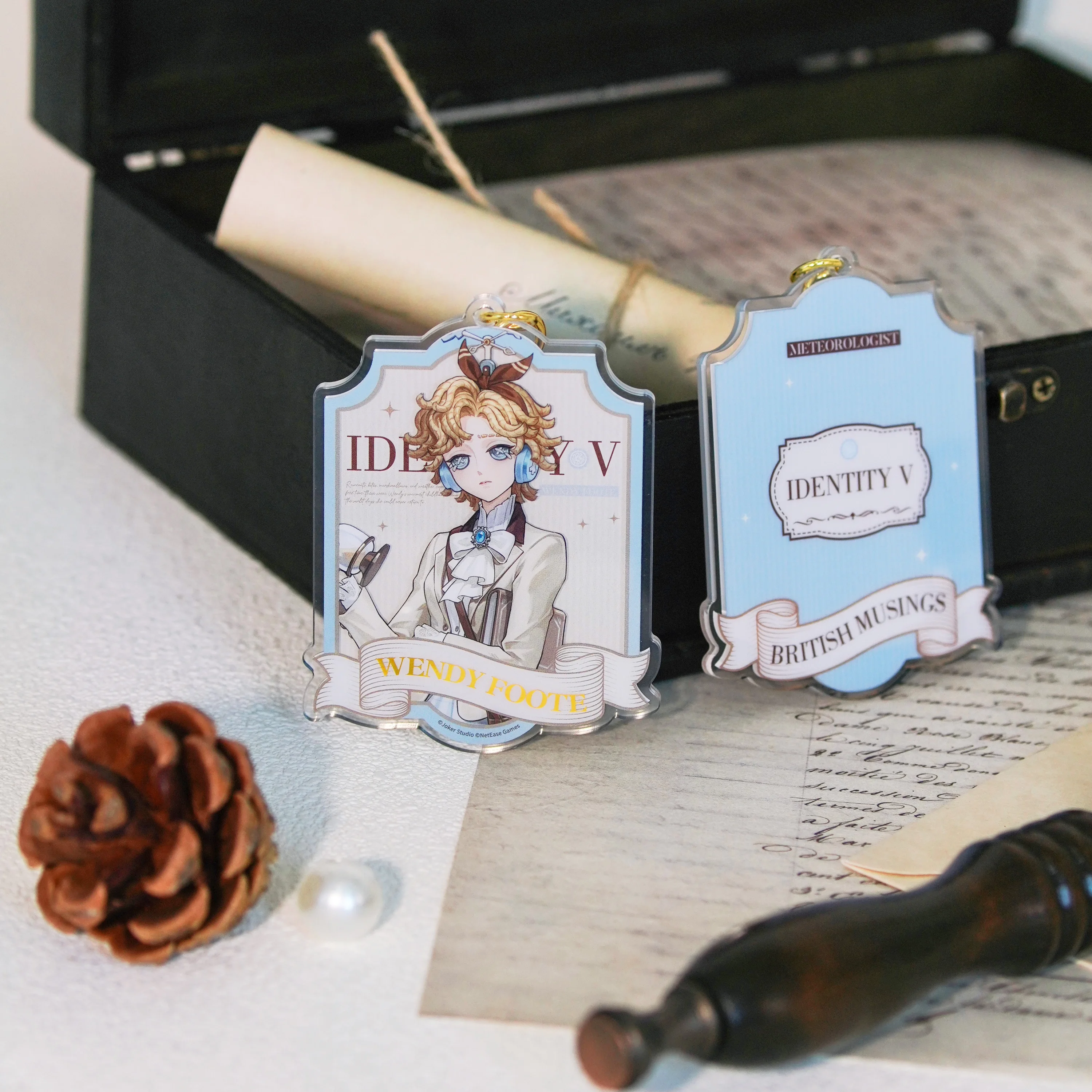 

Identity Ⅴ Wendy Ford Eli Clark Emma Woods Edgar Valden Cosplay Acrylic Pendant Keychain Official Keyring Hanging Drop Gift