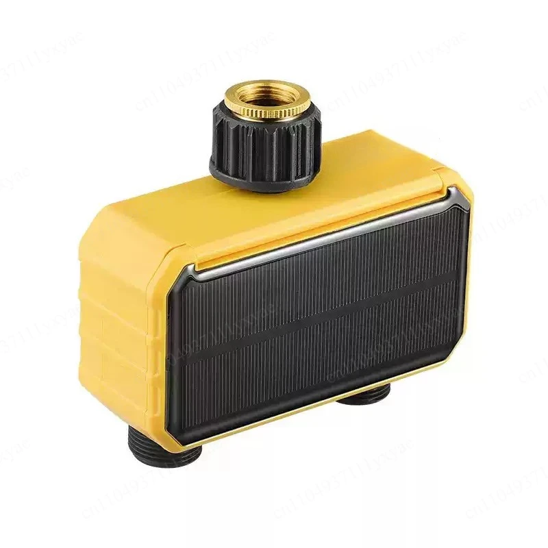 Automatic irrigation and watering device, dual channel timed intelligent drip irrigation system for home gardens