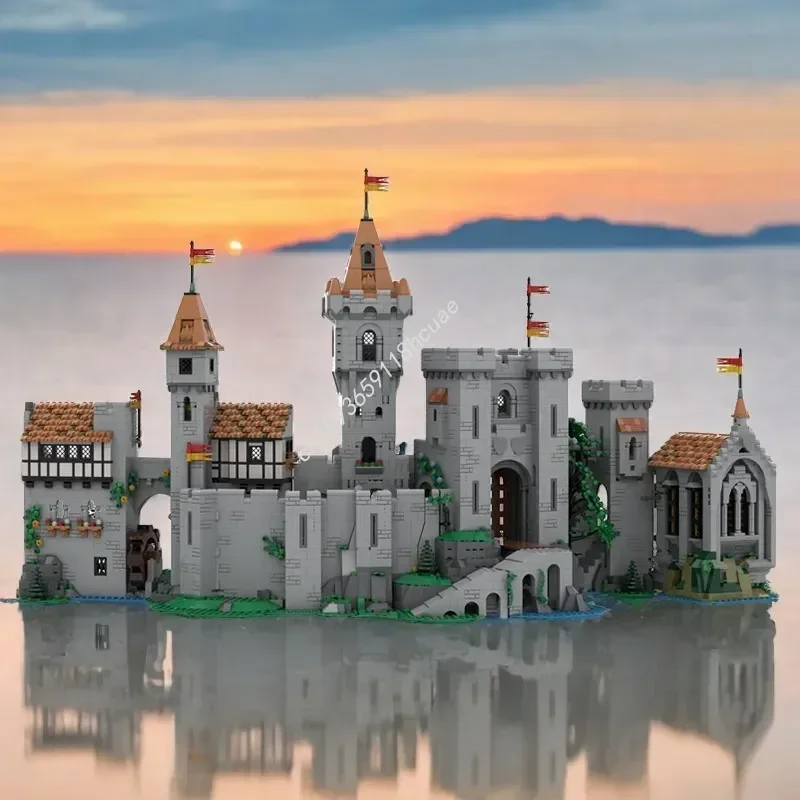 7159 Teile Moc "Löwenritter-Turm" -10305 Mittelalterliche Burg Modellbausatz DIY Kreatives Lernspielzeug Festliche Geschenke