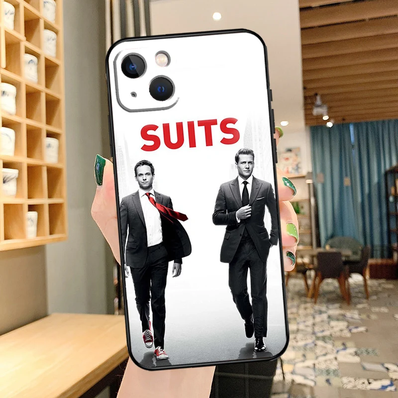 Suits TV Show Phone Case For iPhone 11 12 13 14 15 16 Pro Max mini Back Cover For iPhone XR X XS Max Plus