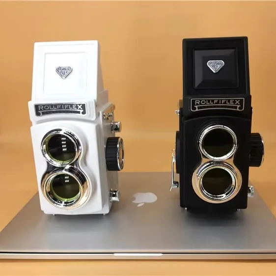 

LuLa double-reverse camera model / Retro-like genuine machine size / Props display item / Decorative accessory / Sample room mat