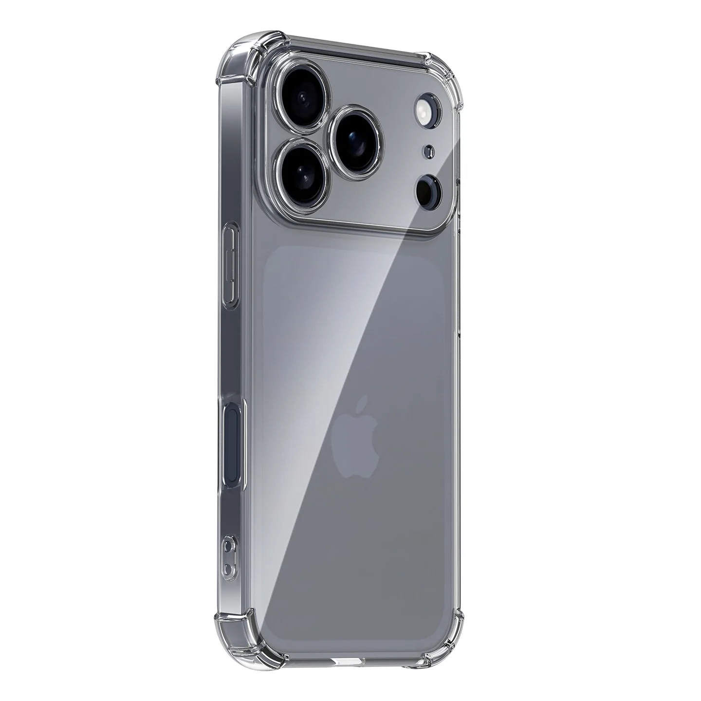 

Новый четырехугольный прозрачный чехол с защитой от падения для iPhone 17 17 Air 17 Pro Max, противоударный прозрачный силиконовый чехол для 17 Pro Bumper Capa
