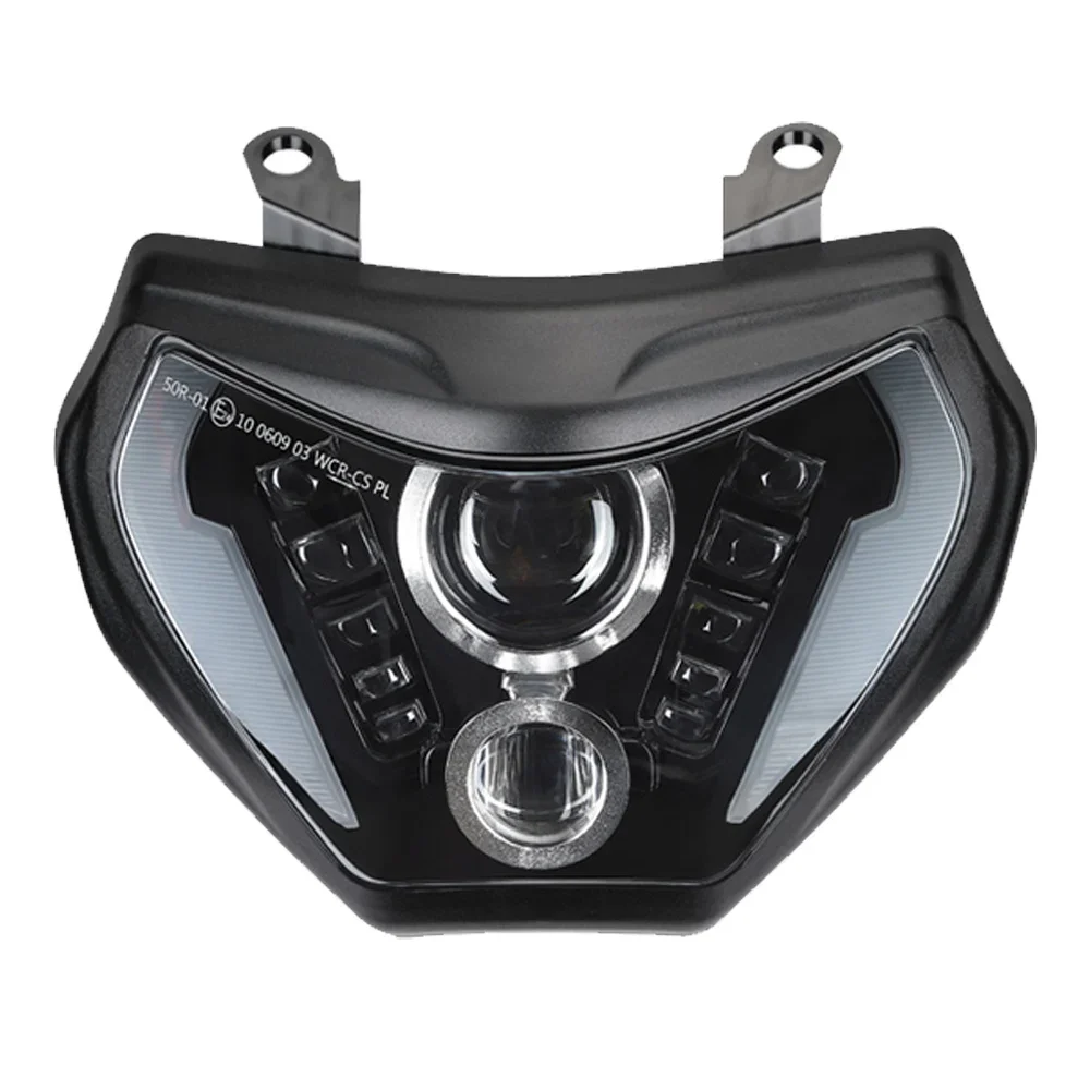 Koplampen MT09 2014-2016 LED Motorfiets Koplamp Montage E-MARK Voor Yamaha MT 09 MT-09 2015 Accessoires DRL 110 W Waterdicht - afbeelding 2