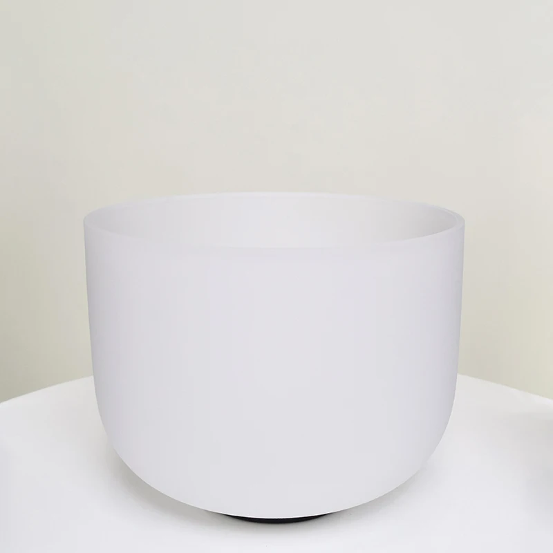 Q're Customized Chakra Frosted Quartz Crystal Singing Bowl Sound Therapy Sound Healing Instrument Instrumentos Musicales