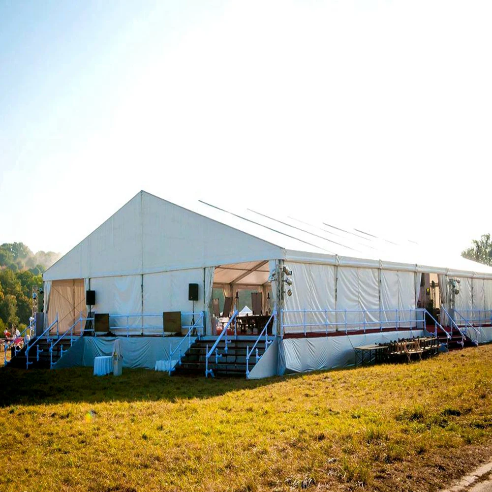 Outdoor Large Span Exhibition Wedding Event Tent Sunshade Canopy Tent Room 20 X 40 Party Tent For 200 500 People