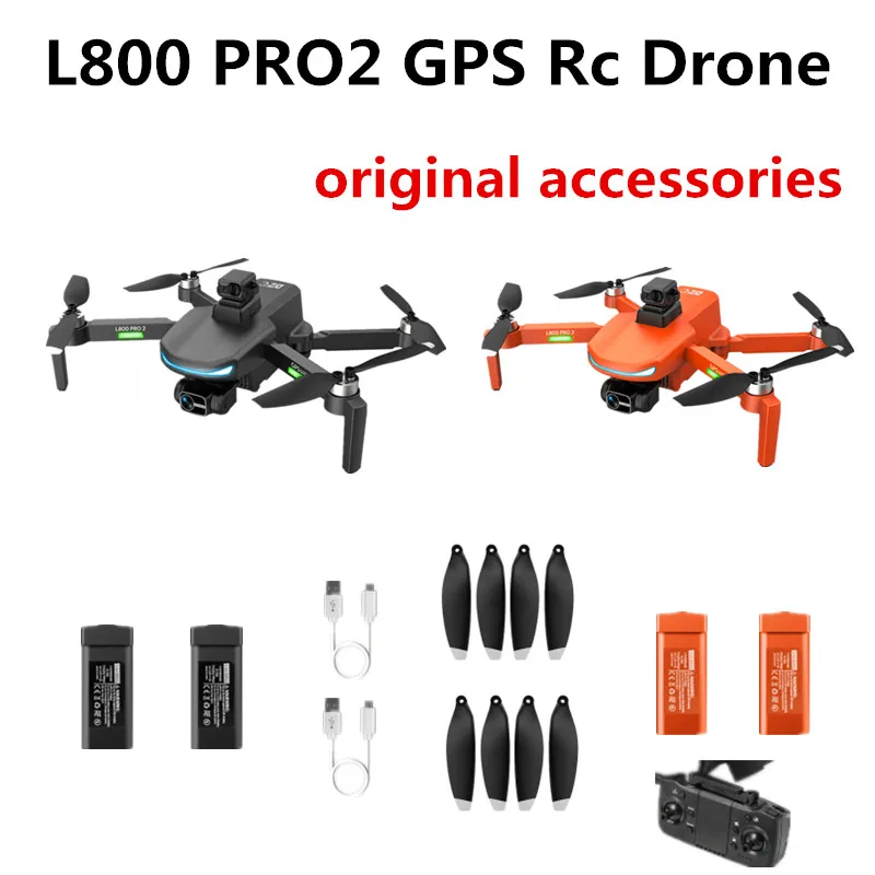 L800 PRO 2 Drone Original Accessories 7.6V 3000mAh Battery Propeller Blade shell Accessories Use For L800 PRO 2 Drone Spare Part