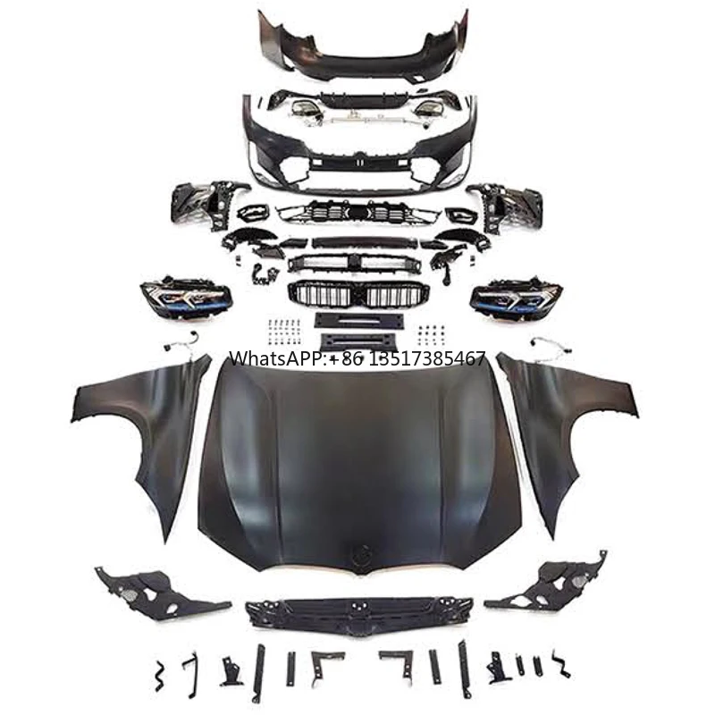 

High Quality for BMW 2013-2019 3-Series F30 Upgrade Retrofit 2023 G20 LCI MT Body Kit Front and Rear Bumpers