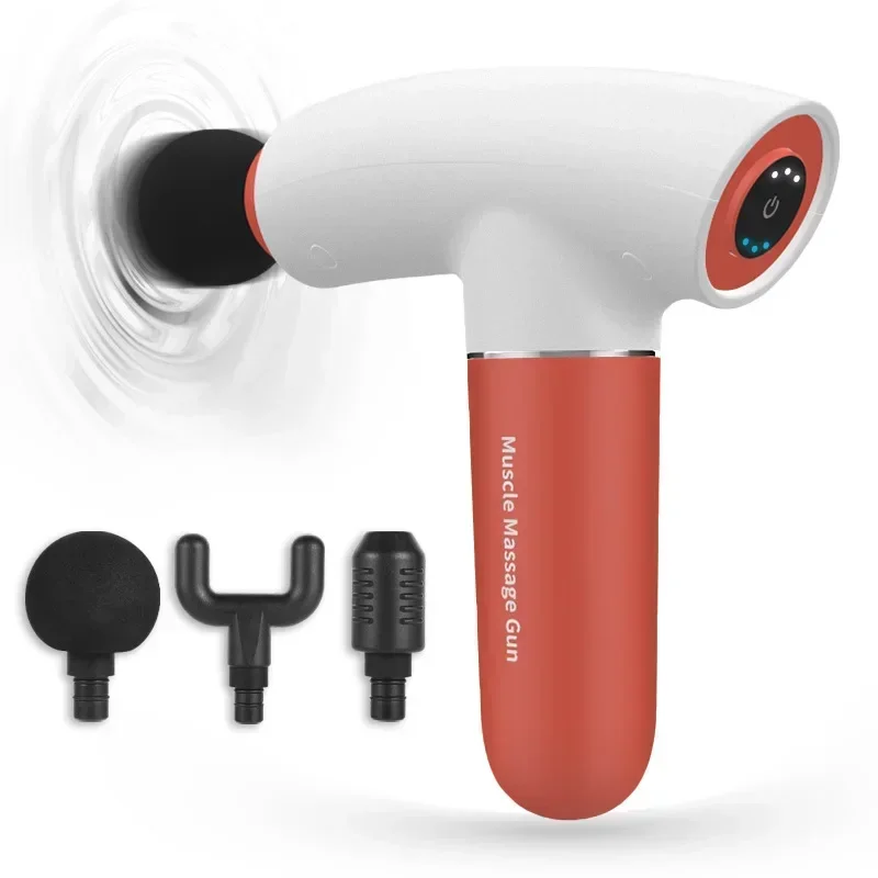 2025 5 مسدس تدليك عميق كهربائي، مسدس تدليك عضلات، مسدس لمس للرقبة، مسدس فآسيا صغير للتدليك