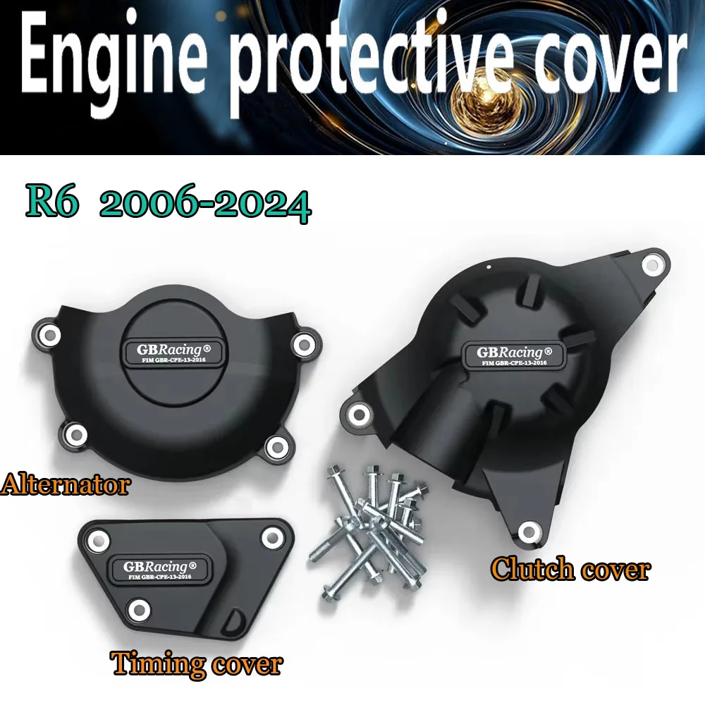 

Motocrosss GBRacing Engine Cover Protection Fits for Yamaha YZF R6 2006-2024