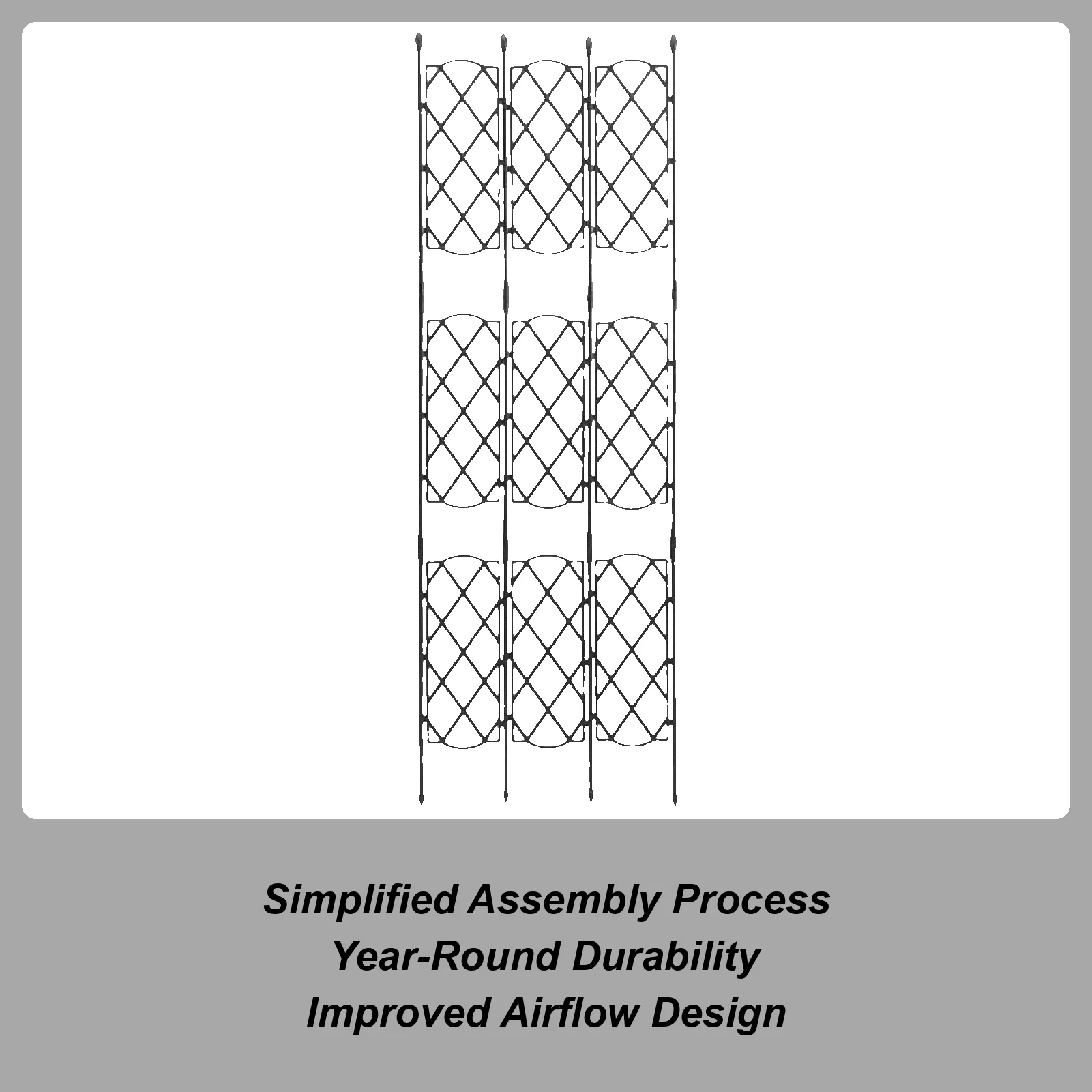 

Trellis For Climbing Plants Indoor Detachable Cucumber Vegetable Growing Obelisk Potted Plant Support Trellis Indoor For Balcony