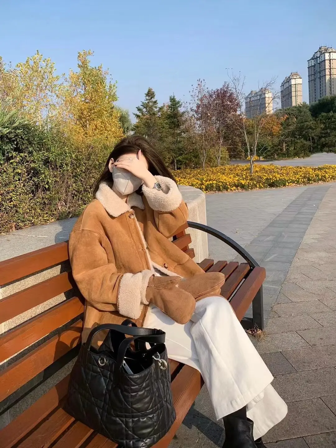 2025 Winter New Women's Lamb Clothing Casual Versatile Coat