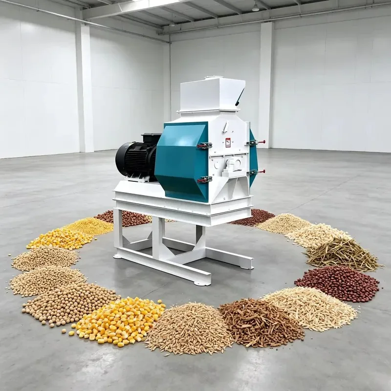 Large Capacity Industrial Water Drop Mill Mixing Crushing Soybean Meal Corn Raw Materials
