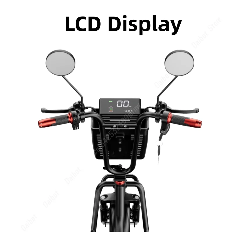 Immagine 5: Scooter Elettrico Familiare a 3 Ruote da 10 Pollici, Pieghevole, 1000W 48V, Mini Triciclo Elettrico con Cestino, Batteria Rimovibile, Braccioli