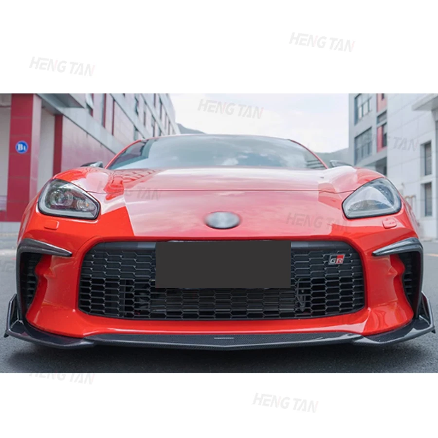 For Toyota GR86 BRZ ZD8 2022-2023 Car Front Bumper Splitter Front Lip Chin Spoiler Diffuser Carbon Fiber Parts Upgrade Body kit