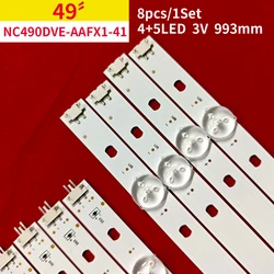 LED lamps NC490DGG-AAFX1-41CA GAN01-1255A-P1 GAN01-1256A Backlight Strips NC490DGG-AAGX1-41CA GAN01-1294A-P1 GAN01-1295A
