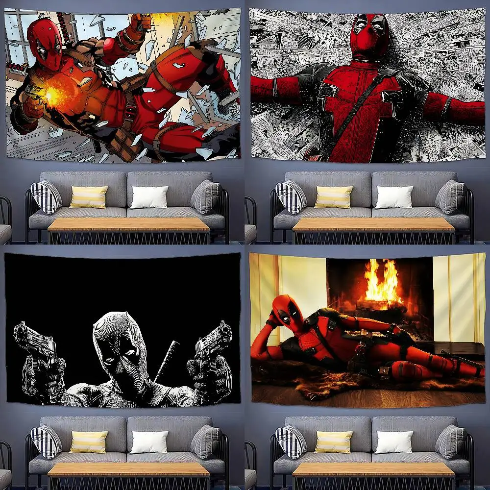Cute-D-deadpool-S Tapestry Customizable Tapestries Of Various Styles,wall Hangings, Celebrity Photo Printing,wall Hangings
