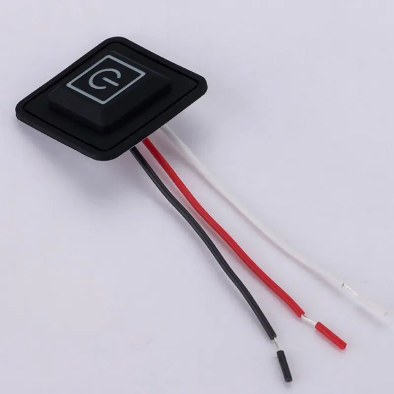 3.7-12V Waterproof Button 3 Gears Adjustable Temperature Controller Electric Heating Clothing Accessories