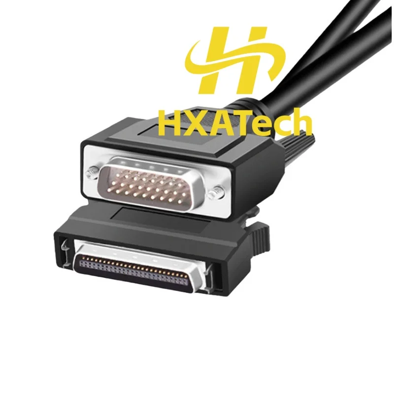 HXATech - SCSI Cable CN50 to DB26 Connector Cable CN 50pin to DB 26pin servo Adapter Cable Cord for scanners industrial MO