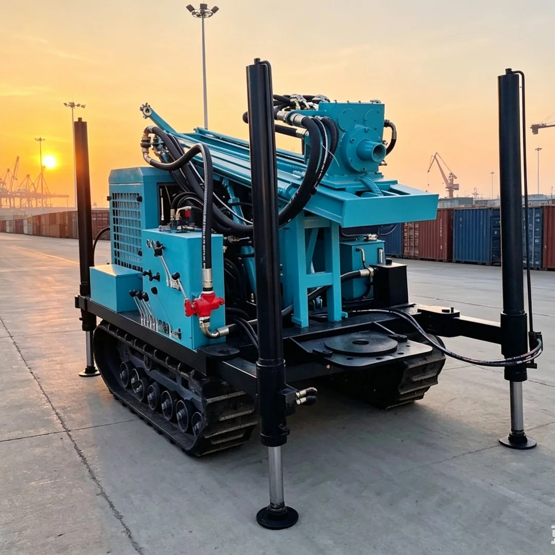 Customized High‑quality Air‑water Dual‑purpose Crawler Deep Water Well Drilling Rig for Engineering Exploration