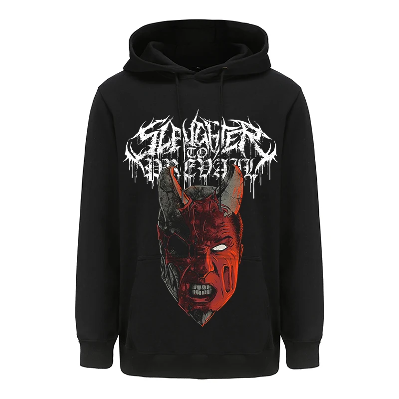 Sudadera con capucha de manga larga para hombre, ropa de calle de gran tamaño, Harajuku, SLAUGHTER TO prevalece, Rusia, Rock Heavy Mental, Tops