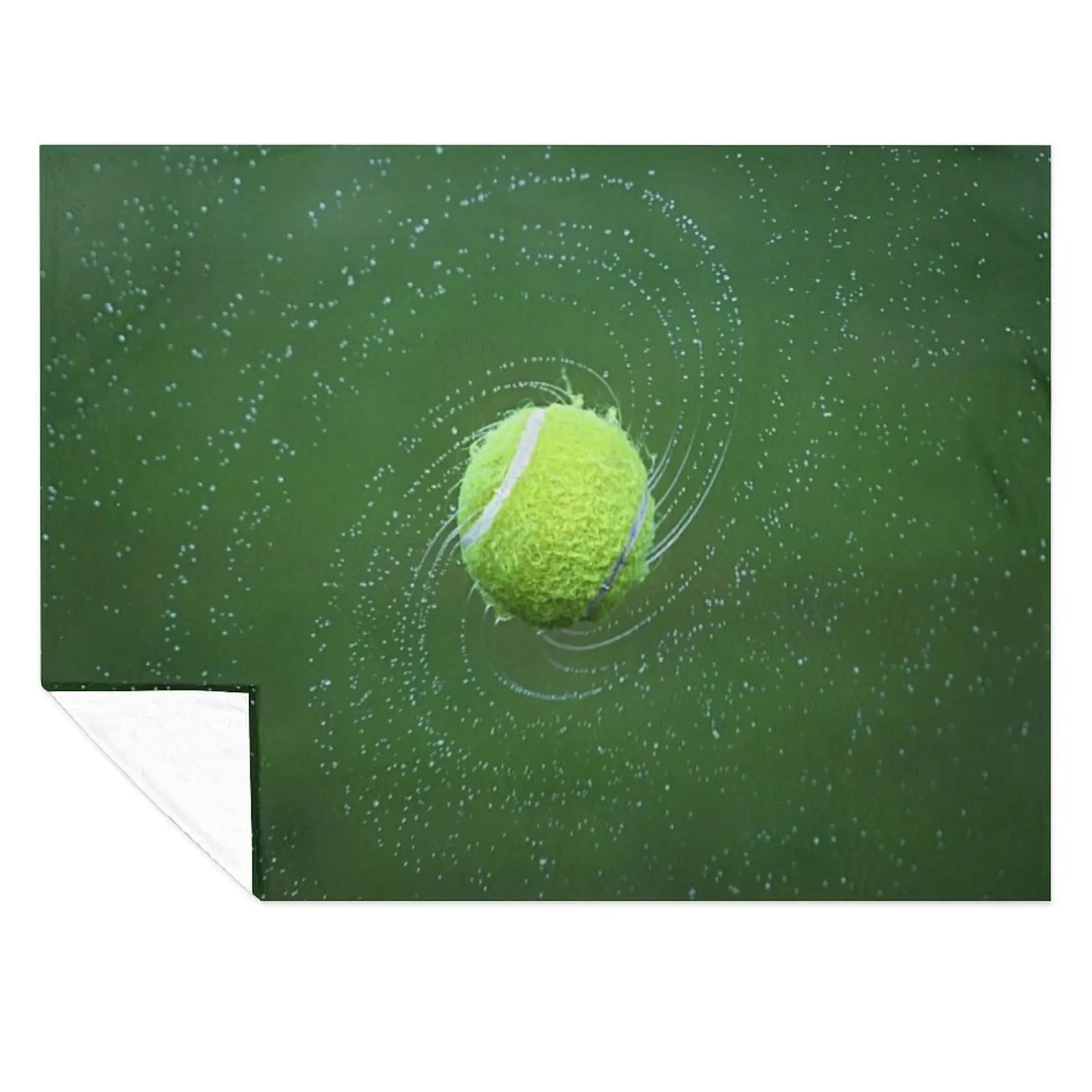 

Tennis ball Throw Blanket Cute Giant Sofa Soft Plush Plaid Beach Blankets