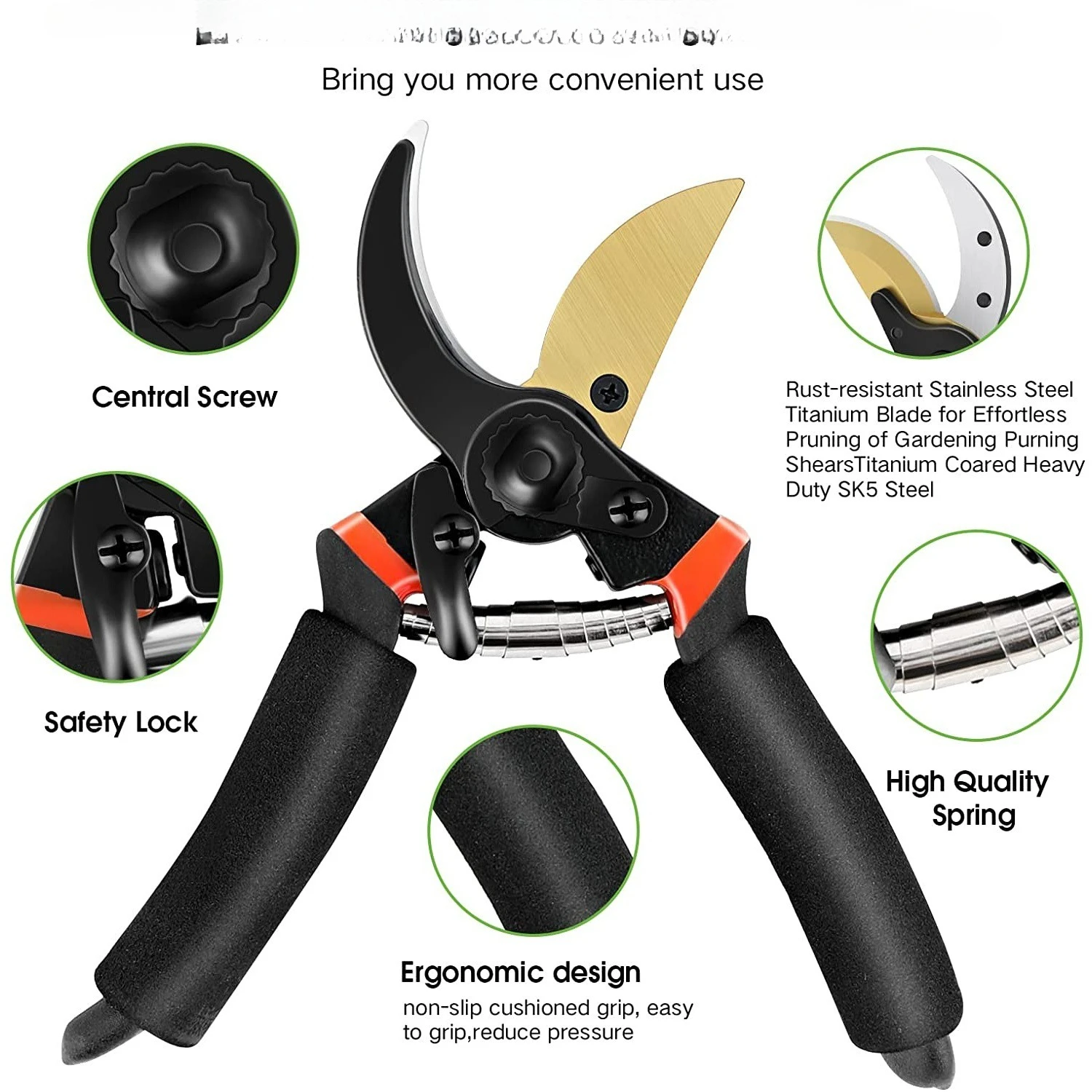 New Multifunctional Household Garden Tool, Convenient Pruning and Gardening Manual Pruning Tool