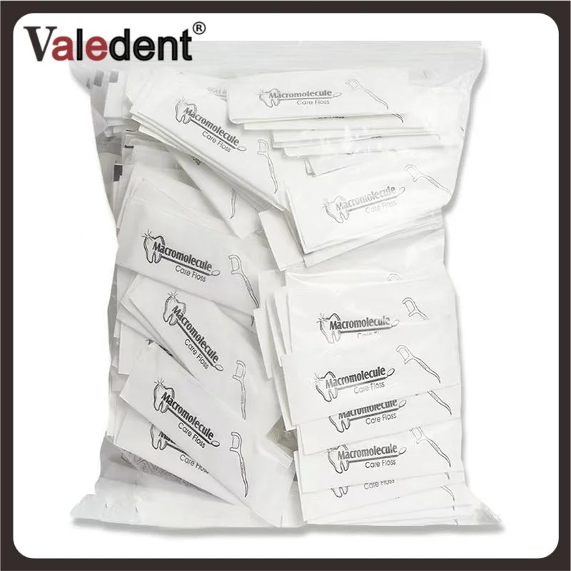 

Одноразовые экологичные зубные нити-зубочистки в индивидуальной упаковке для отелей и семейного использования