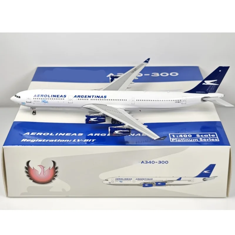 

Phoenix Diecast 1/400 Scale 11895 Argentinas A340-300 LV-BIT Alloy Aircraft Model Collectible Toy Ornament Gift