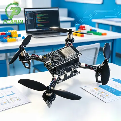 ESP32 Drone DIY Kit E1 Open Source Mini ESP32-S3 Dual 240MHz Processor 716 Motor FOR Drone Programming Learning DIY Assembly